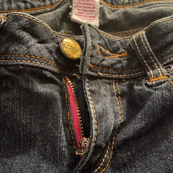 Vintage low rise Candies jeans sz 1. Straight leg jeans feature zippers. - Picture 6 of 8